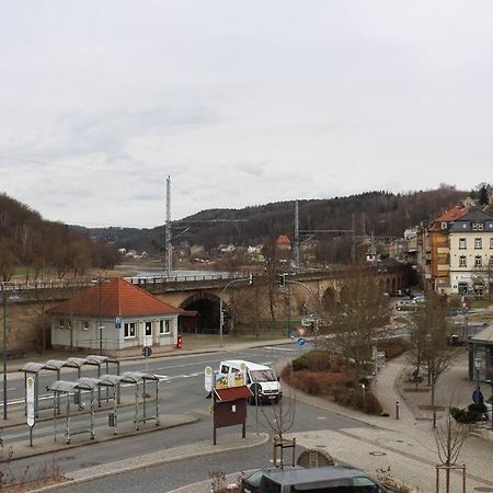 Elbtalblick Koenigstein Im Deutschen Haus Daire Dış mekan fotoğraf